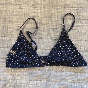 Rhythm. Navy and White Polka Dot Bikini Top